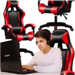 Extralink Gaming | Gaming chair | office chair, swivel, black and red, G-522