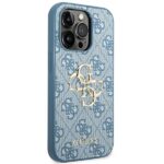 Guess GUHCP14L4GMGBL iPhone 14 Pro 6,1" blue hardcase 4G Big Metal Logo - imagine 4
