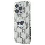 Karl Lagerfeld KLHCP16XHKLPCHT iPhone 16 Pro Max 6.9" transparent hardcase IML Choupett - imagine 2