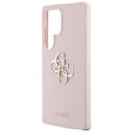 Case Guess Silicone Big 4G Logo Bottom Script Samsung Galaxy S25 Ultra pink - imagine 6