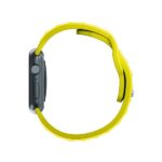 3MK Silicone Watch Strap yellow for Apple Watch 42/44/45/49mm - imagine 2
