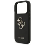 Guess Grained Big 4G & Classic Logo case for iPhone 17 Pro black - imagine 6
