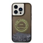 Karl Lagerfeld KLHCP14LLCRSGRK iPhone 14 Pro 6,1" black hardcase Liquid Glitter RSG - imagine 2