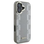 DKNY DKHMP16SPCPVSLE iPhone 16 6.1" beige hardcase Checkered Pattern Magsafe - imagine 4