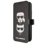 Karl Lagerfeld KLFLBKSN65FKICKC iPhone 11 Pro Max black book