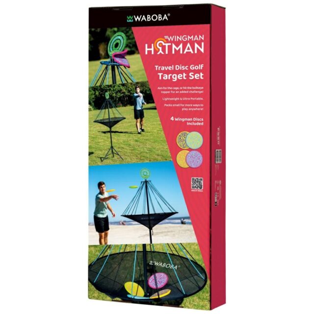 Waboba Hitman throwing disc game with basket - imagine 7