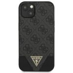 Guess GUHCP13SPU4GHBK iPhone 13 Mini 5,4" grey hardcase 4G Triangle Collection - imagine 3