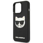 Karl Lagerfeld KLHCP13XCH3DBK 13 Pro Max 6,7" black hardcase 3D Rubber Choupette - imagine 6