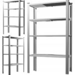 Extralink Metal Shelf, 4-Tier 150x75x30cm 50 kg