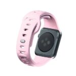 3MK Silicone Watch Strap Powder Pink for Apple Watch 42/44/45/49 mm - imagine 6
