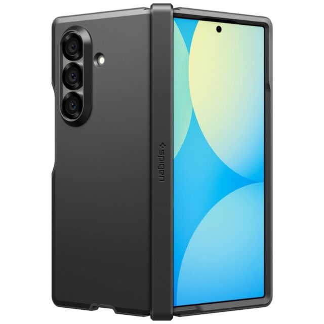 Case Spigen Tough Armor Pro Mag MagSafe for Samsung Galaxy Z Fold7 black - imagine 4