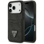 Case Guess 4G Double Card Triangle for iPhone 17 Pro black