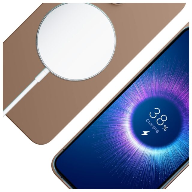 3MK Hardy MagSilicone Case for Apple iPhone 14 Pro Max Dark Gold - imagine 5