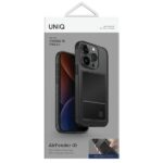 UNIQ case Air Fender ID iPhone 15 Pro 6.1" smoked grey tinted Cardslot - imagine 2