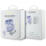 TWS headphones Guess Glossy Effect Printed Classic Logo & Charm lavender - imagine 6