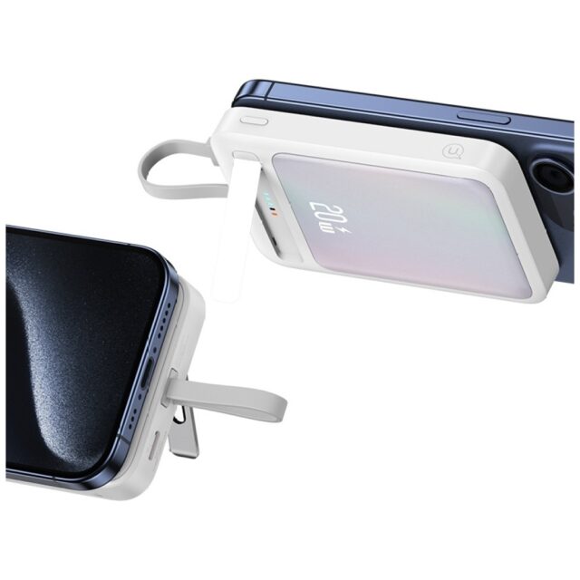 Powerbank USAMS XM Series CD219 10000mAh Magnetic Wireless black - imagine 4