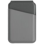 UNIQ Lyden DS magnetic wallet RFIDi phone stand grey-black/charcoal grey-black
