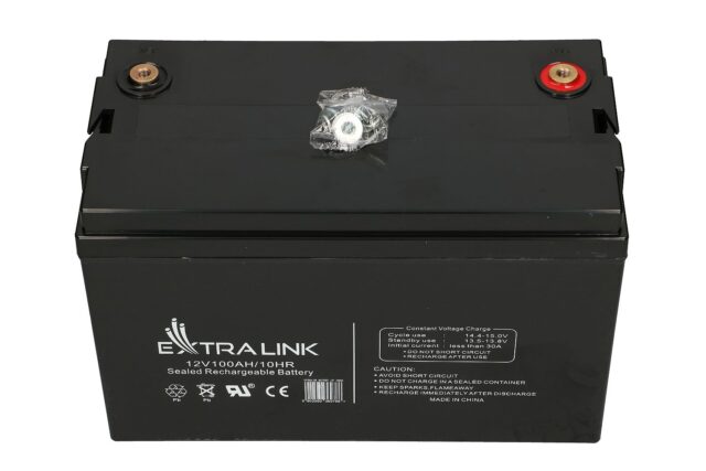Extralink AGM 12V 100Ah | Accumulator | maintenance free - imagine 3