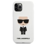 Karl Lagerfeld KLHCN58SLFKWH iPhone 11 Pro hardcase white Silicone Iconic - imagine 5