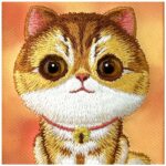 Etui Nimmy Big Eyed Pet 2.0 Cat do        iPhone 17 Pro pomarańczowy - imagine 6