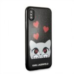 Karl Lagerfeld KLHCPXVDCBK iPhone X hard case black Valentine - imagine 3
