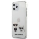 Karl Lagerfeld KLHCP12LCKTR iPhone 12 Pro Max 6,7" hardcase Transparent Karl & Choupette - imagine 2
