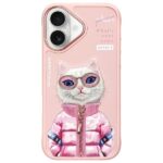 Nimmy case iPhone 16 6.1" pink Cool&Cute 2.0 Cat