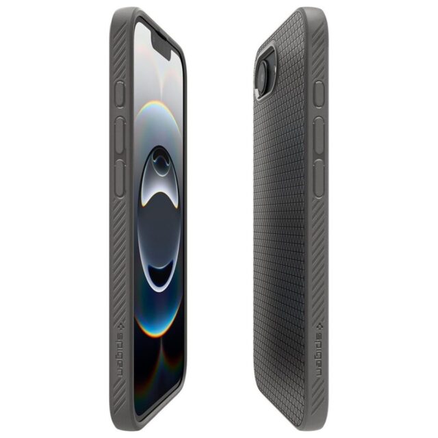 Case Spigen Liquid Air for Apple iPhone 16e gray - imagine 4