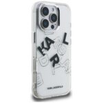 Case Karl Lagerfeld IML Sketched Graphic for iPhone 16 Pro transparent - imagine 4