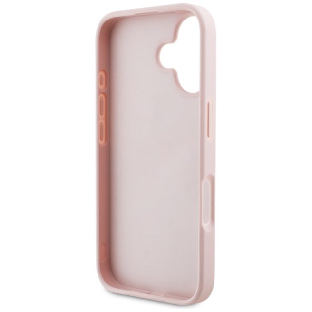 Case Guess Grained Roses Big 4G logo for iPhone 16 pink - imagine 7
