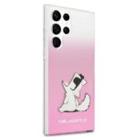 Karl Lagerfeld KLHCS22LCFNRCPI S22 Ultra S908 hardcase pink Choupette Eat - imagine 4