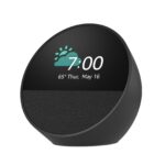 Amazon Echo Spot 2024 Black | Smart Speaker | Alexa