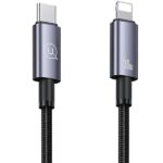 USAMS Cable USB-C to Lightning 30W 0.25mFast Charging steel/tarnish SJ679USB01 (US-SJ679)