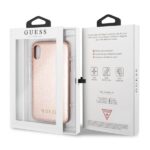 Guess GUHCI65IGLRG iPhone Xs Max rose gold hard case Iridescent - imagine 5