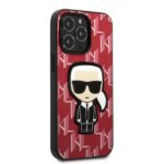 Karl Lagerfeld KLHCP13LPMNIKPI iPhone 13 Pro / 13 6,1" hardcase red Monogram Ikonik Patch - imagine 4