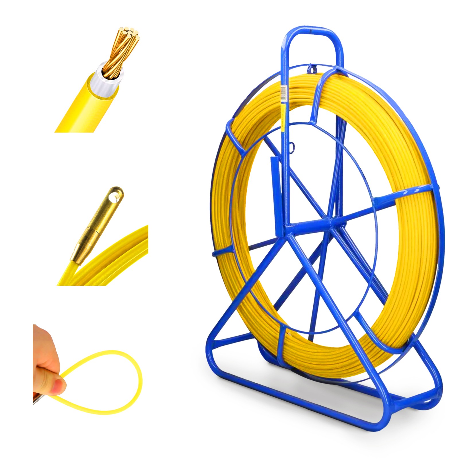 cps-7f30e3e8a251db14dfb2a846506a8a82-2025-12-05-11-35-06 Extralink Pilot 3.8mm 25m | Cable pulling rod | glass fibre FRP, d. 3.8mm, l. 25m, yellow - imagine 1