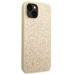 Guess GUHCP14SHGGSHD iPhone 14 / 15 / 13 6.1" gold hard case Glitter Script - imagine 4