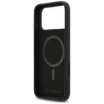 Karl Lagerfeld Silicone Heart Sign Logo MagSafe Case for iPhone 17 Pro Max Black - imagine 7