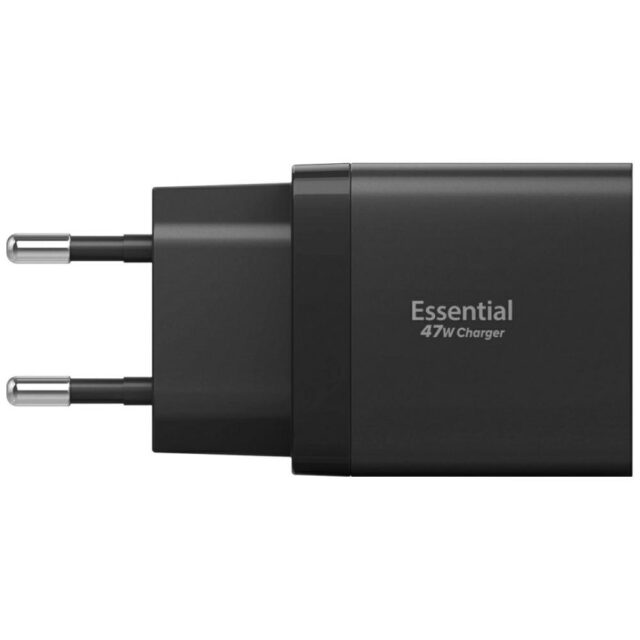 Ładowarka sieciowa Spigen Essential       EE472EU 47W 2xUSB-C czarny - imagine 3