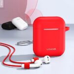 USAMS Protective Case for AirPods silicone red BH423AP04 (US-BH423) - imagine 2