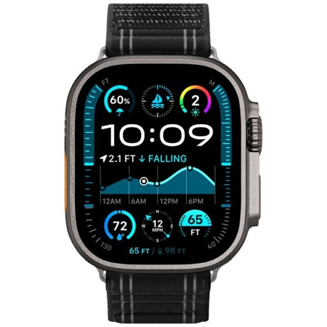 Spigen WBF0 Strap for Apple Watch 8/9/10/11/SE/Ultra (44/45/46/49mm) black - imagine 2