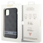 Guess GUHCN61P4SNK iPhone 11 / Xr grey hardcase 4G Stripe - imagine 8