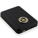 Guess Induction Powerbank 5W GUPBM3AL4DMK 3000mAh black MagSafe 4G Strassed Metal Logo - imagine 4