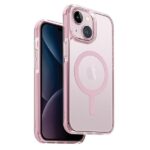 UNIQ Combat iPhone 15 Plus / 14 Plus 6.7" Magclick Charging case pink/baby pink