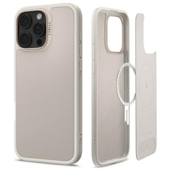 cps-7f80192120755a59c22839c6892a65a1-2025-12-07-03-08-33 Spigen Cyrill Kajuk MAG iPhone 16 Pro Max 6.9" Magsafe cream ACS08396 - imagine 1