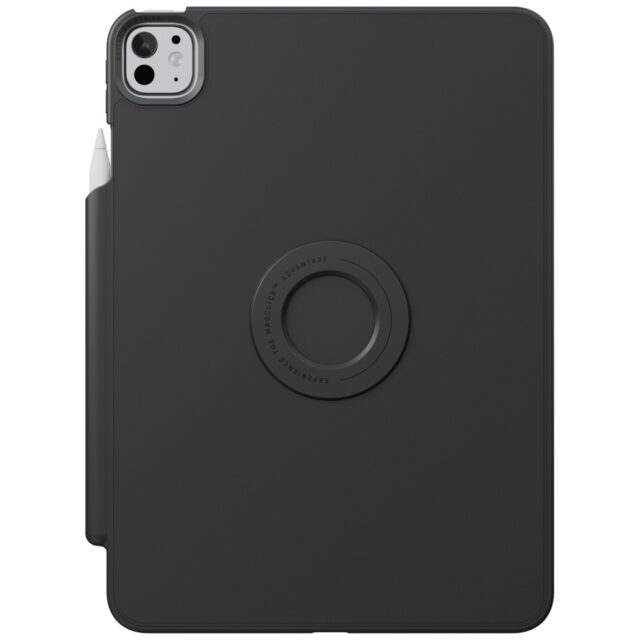 Case UNIQ Rovus Snapmount Magnetic 360 Rotating Detachable for iPad Pro 13" M4 (2024) black - imagine 4