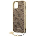 Guess GUHCP14MGF4GBR iPhone 14 Plus / 15 Plus 6.7" brown hardcase 4G Charms Collection - imagine 5