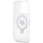 Karl Lagerfeld KLHMP15LHMRSCHH iPhone 15 Pro 6.1" white hardcase Ring Stand Choupette Head MagS - imagine 7