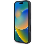 Mercedes MEHCP16L23RWRSK iPhone 16 Pro 6.3" black hardcase MB Waves Leather - imagine 5