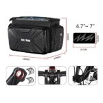 WILDMAN GS6 bike frame bag bike holder black - imagine 4